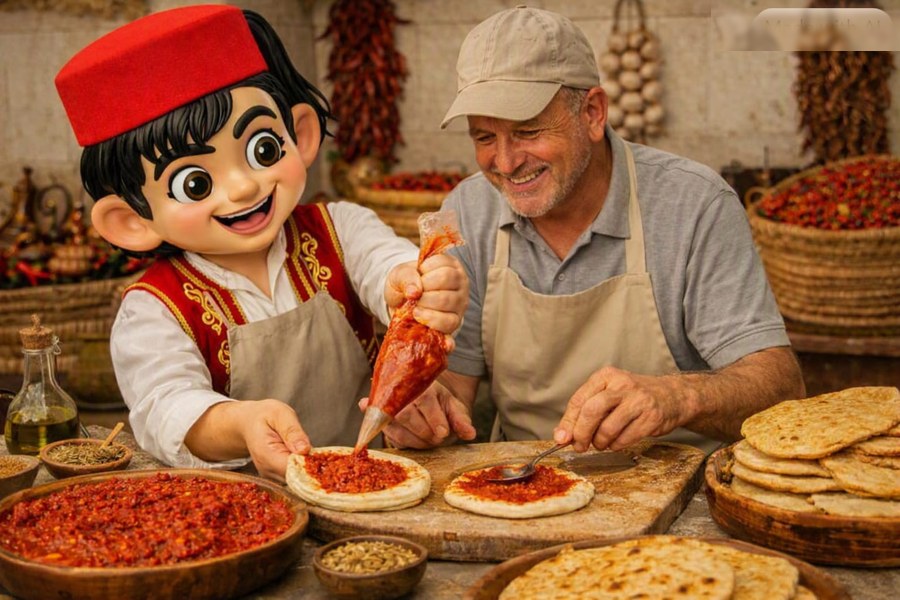 Golden Sindbad et la préparation de l'harissa